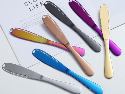 亞馬遜430不銹鋼黃油刀奶酪芝士刀牛油刀面包果醬刀烘焙奶油刮刀