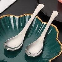 304不銹鋼勺子網紅伯爵勺家用飯勺兒童甜品勺調羹酒店湯勺宮廷勺