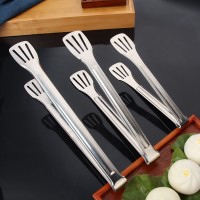 多功能加厚食物三線夾 牛排食品面包夾燒烤工具 廚具不銹鋼夾子